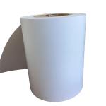 74um PP Matte White Rubber Adhesive Glue White Glassine Liner HM4133