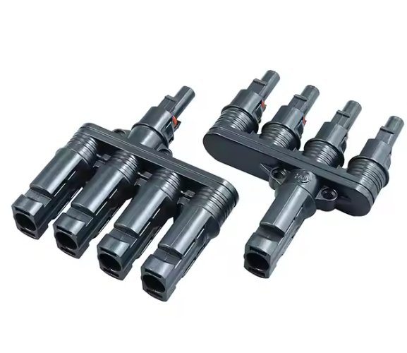 One In Four Solar Panel Connectors Male Female Parallel Branch Connectors ODM OEM