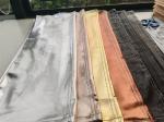 Coating Pu Denim Fabric For Women Jeans Jacket Silver Color Gold Blue Pink Color