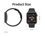 2021 Original IWO YY21 Smart Watch Call 44mm Fitness Tracker Heart Rate Monitor