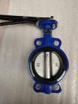 Dn100 4 Inch Pn16 Epdm Rubber Seat Wafer Type Ductile Iron Double Acting