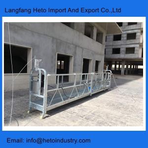 Wholesale Electric building cradle galvanized steel facade maintenance hoist suspended platform for sale from china suppliers
