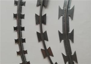 Wholesale Sharp Wire Fence Razor Ribbon Barbed Tape Concertina With Blades Wire Barrier Fencing from china suppliers