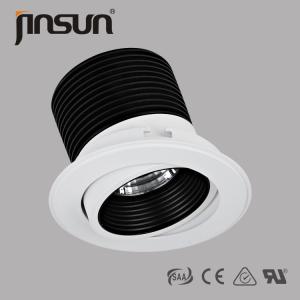 Wholesale high quality black and white 180 degree adjustable anti-glare led cob downlight from china suppliers
