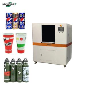 Wholesale Digital Inkjet Printing Machine Cylindrical And Conical Printer For Glass Plastic Bottle Stainless Steel Thermos Bottle from china suppliers