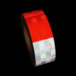 OEM DOT-C2 Reflective Conspicuity Tape 6" Red / White Reflective Sticker 2" X