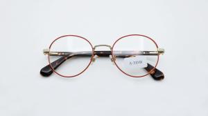 Wholesale Girls fashion eyeglasses Clear lens optical frame high class metal with acetate temples new designer from china suppliers