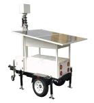 Customized Solar CCTV Trailer AU US Standards High Efficiency