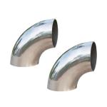 Sanitary Pipe Fitting SS304L/SS316L 90 Degree Welding Elbow with Round Head Code