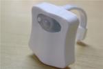 8 Colors Battery Powered Toilet Led Nightlight Motion Activated Led Night Light