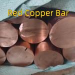 99.99% Pure C11000 Copper Round Bar OD 300MM Red Copper Rod Shaft