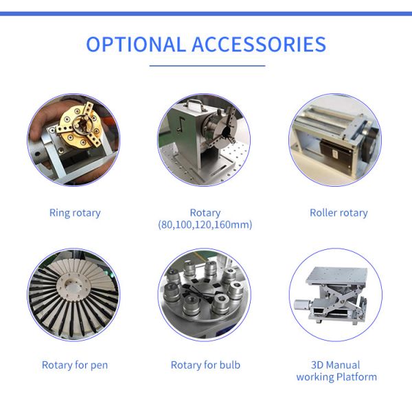 Sino Galvo Fiber Laser Marking Machine 60W Stainless Steel EZCAD Software