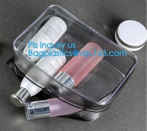 makeup bag mini clear PVC cosmetic bag, PVC makeup Bag Pouches Tote Clear