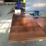 Gold Color 5mm Thick Copper Sheet for H62 H65 H68 H70 H80 H90 Brass Plate Sheet