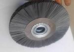 Straight 6 Inch Abrasive Nylon Wheel Brush For Drill , Decorative Finishes