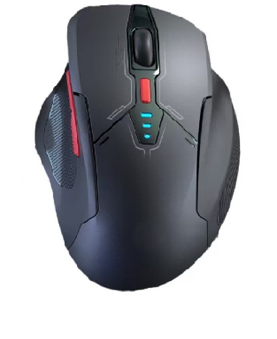 ETEK 6D 2.4G+ Bluetooth Dual-mode Rechargeable Mouse 800-1600-3200DPI Ergonomic Charging Mouse + With Power Display