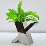 Cup shape stainless steel galvanized flower planter