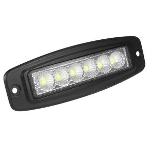 Wholesale 6 Inch 6pcs*3w Bridgelux Ultra Slim LED Bar Flush Mount Flood Beam For Motorcycle from china suppliers