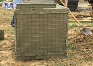 Wholesale Galvanized Defensive Bastion Wall , Welded Gabion Bastion Blast Wall from china suppliers