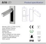Modern headboard wall light bed wall light interior 3W led wall reading lights