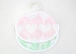 2pk Jacquard Infant Baby Feeding Bibs / Toddler Drool Bibs Healthy And Safe