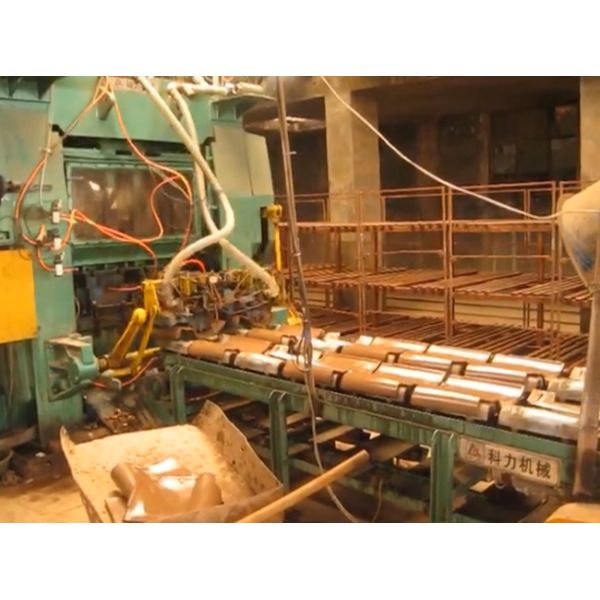 PLC Control Interlocking Tiles Making Machine With 8-15 M/Min Molding Speed