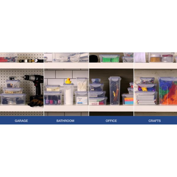 LocknLock Storage containers are versatile for the kitchen, but also in garage, bathroom and office
