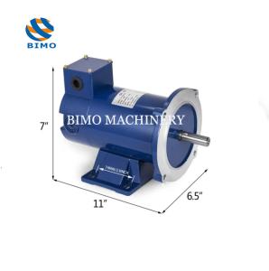 Wholesale 12 Volt DC Permanent Magnet Motor TENV DC Motor 1/4HP 1750R NEMA 56C PMDC Brushed Motor from china suppliers