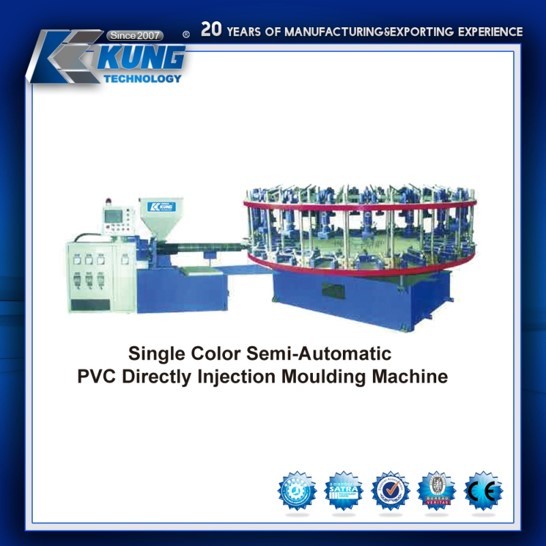 Wholesale Semi Automatic PVC Sole Injection Machine , Practical Shoe Making Equipment from china suppliers