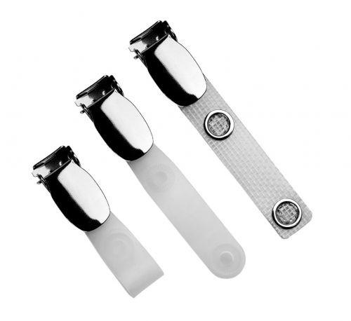 Multi Color Retractable Badge Reel Clip 0.3 - 1.5mm Thickness For ID Card