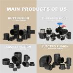 High Tensile Anti Corrosion Equal HDPE Electrofusion Fittings For Water