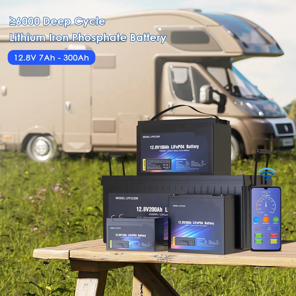 Submarine 12V 300AH LiFePO4 Lithium Ion Battery For Camping RV Motorhome