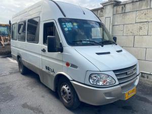 Wholesale Second Hand Mini Van Front Engine 11 Seats Rear Doors A/C High Roof 140hp Used IVECO Minibus NJ6604 from china suppliers