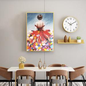 Wholesale Custom Design Hand Painted Realist Portrait Oil Painting On Canvas For Living Room Decoration from china suppliers
