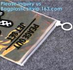 Vinyl Slider PE PVC EVA Forsted Matte Compostable Zipper Lock Bag, Holographic