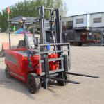 3 Ton battery electric forklift Fowith Onboard Charger 6M Lift Height 2.5M