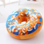 Giant Donut Cute Chair Pads Printing / Embroidering Logo For Office