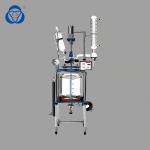 Accurate Double Jacketed Glass Reactor , Lab Glass Reactor Customized