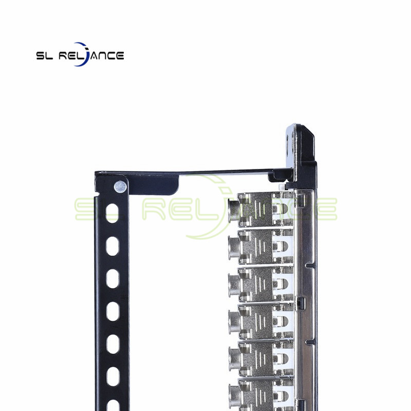 STP FTP Patch Panel Cat 7 24 Port Full Loaded Shielded 19 Inch Patch Rack