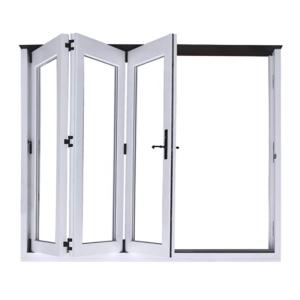 Wholesale Finished Surface Modern Commercial Bifold Doors with Tempered Glass and Low-E Glazing from china suppliers