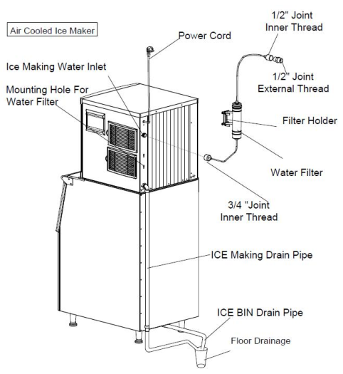 Commercial 191kg Automatic Block Ice Machine Home Business Refrigeration Equipment Fan Cooling ISO Certified Bar Application