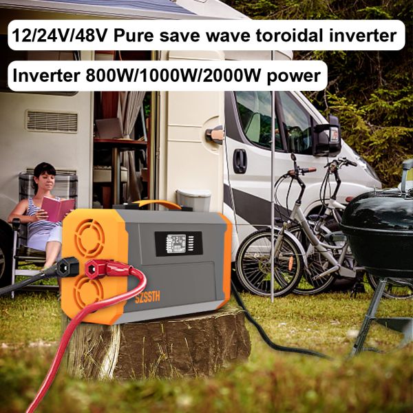 800W 1000W 2000W Pure Sine Power Inverter For Car With SDK Network