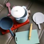 Factory New Arrival Pretend Play Set Kitchen Toys Montessori Education Silica