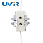 IR Lamp Ceramic Heat Bulb Holder , 10A 250V 5KV lamp holder clip