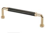 Antique Bronze Zinc Leather Drawer Pull Kitchen Cabinet Handles Office Desk/