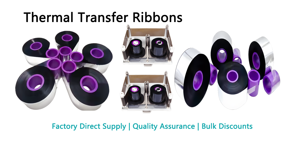 Customizable Thermal Transfer Ribbons Solvent Resistant Barcode Ribbon Roll