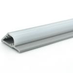 Medical Equipment White Plastic U Channel Trim Deformation Resistant Plastic