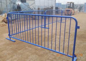 Wholesale Flat Detachable Feet Crowd Control Barriers , Portable Safety Barriers from china suppliers