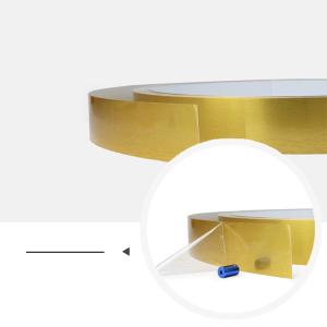 Wholesale 7 7.7 9.7cm Brush Gold Aluminum Strip Trim Cap With Bending Machine from china suppliers