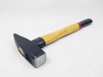 DIN standard carbon steel materials Machinist Hammer with double colors wooden